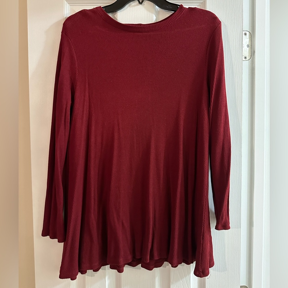 Forever 21 Burgandy Tunic